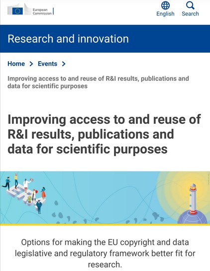 Screenshot of the event website https://research-and-innovation.ec.europa.eu/events/improving-access-and-reuse-ri-results-publications-and-data-scientific-purposes_en