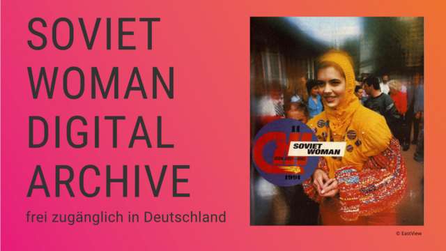 Cover der Zeitschrift "Soviet Woman" 
