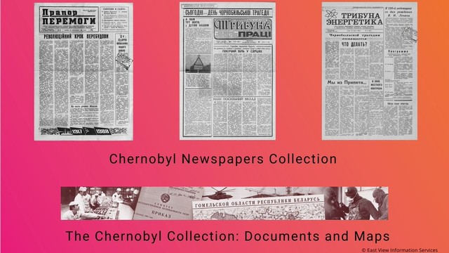 Bild-Collage "Chernobyl Newspaper Collection".