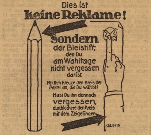 Bergedorfer Zeitung, 28. April 1924