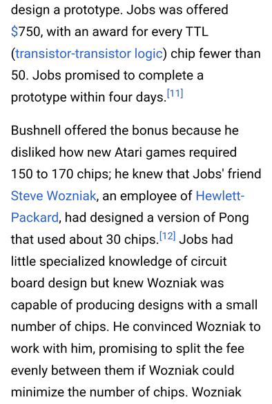 Wikipedia-Screenshot from an article on Breakout, the video game (contd):