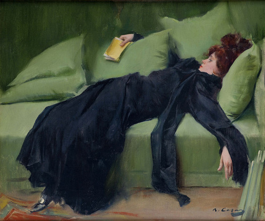 Gemälde des katalanischen Malers Ramon Casas (1866-1932). Es trägt den Titel 