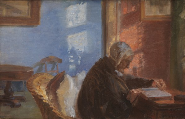 Gemälde der dänischen Malerin Anna Ancher (1859-1935). Es trägt den Titel 