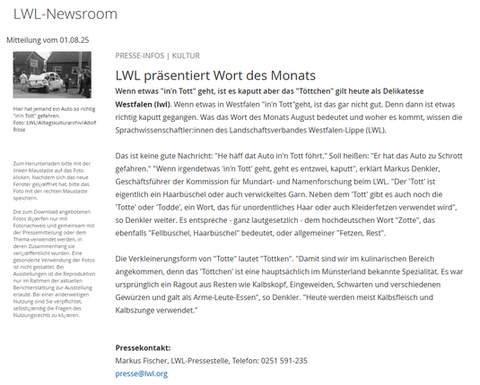 screenshot der verlinkten seite des LWL