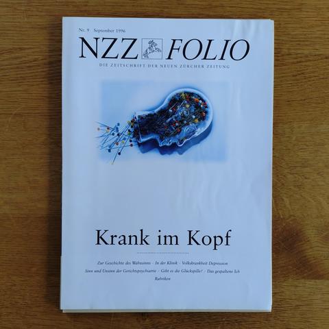 foto der titelseite vom NZZ folio september 1996 