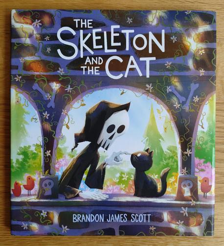 foto des buches "the skeleton and the cat" von brandon james scott